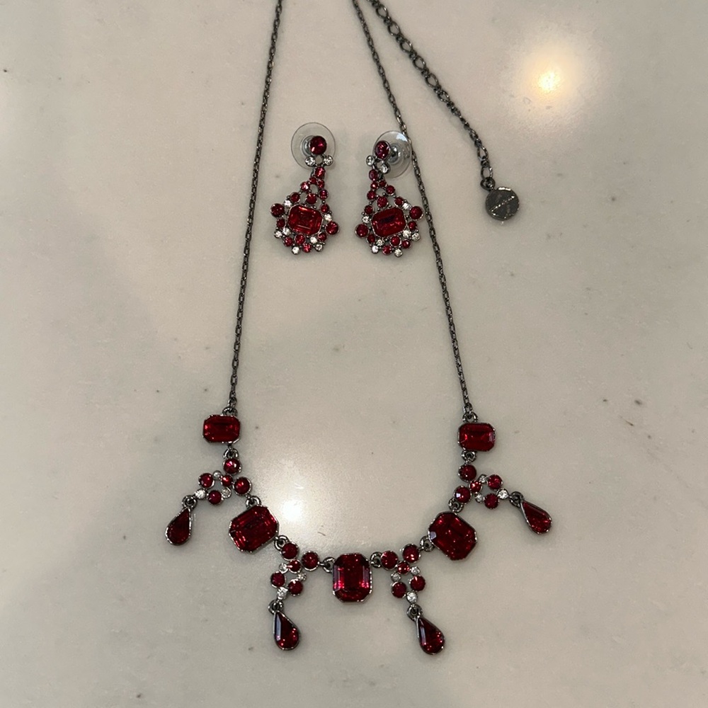 Givenchy earrings and necklace set